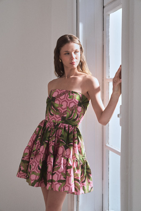 GABRIELLA DRESS PALMS